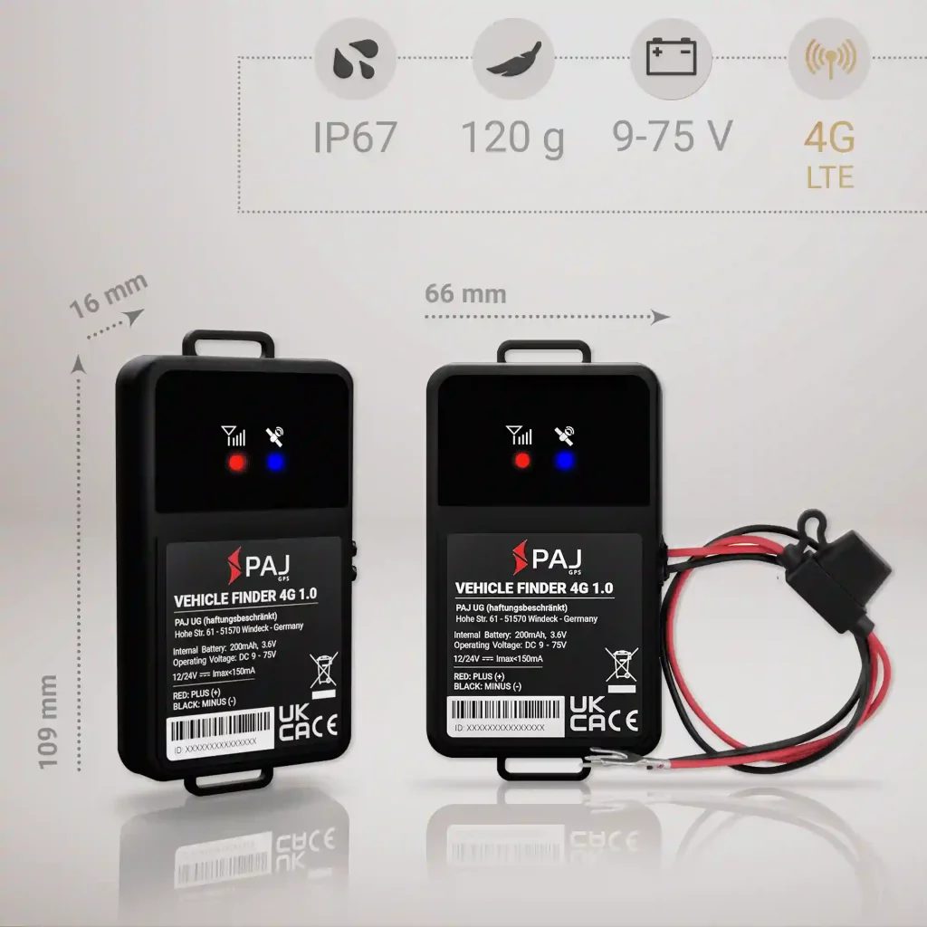 product detailed vew of vehicle finder 4G 1.0