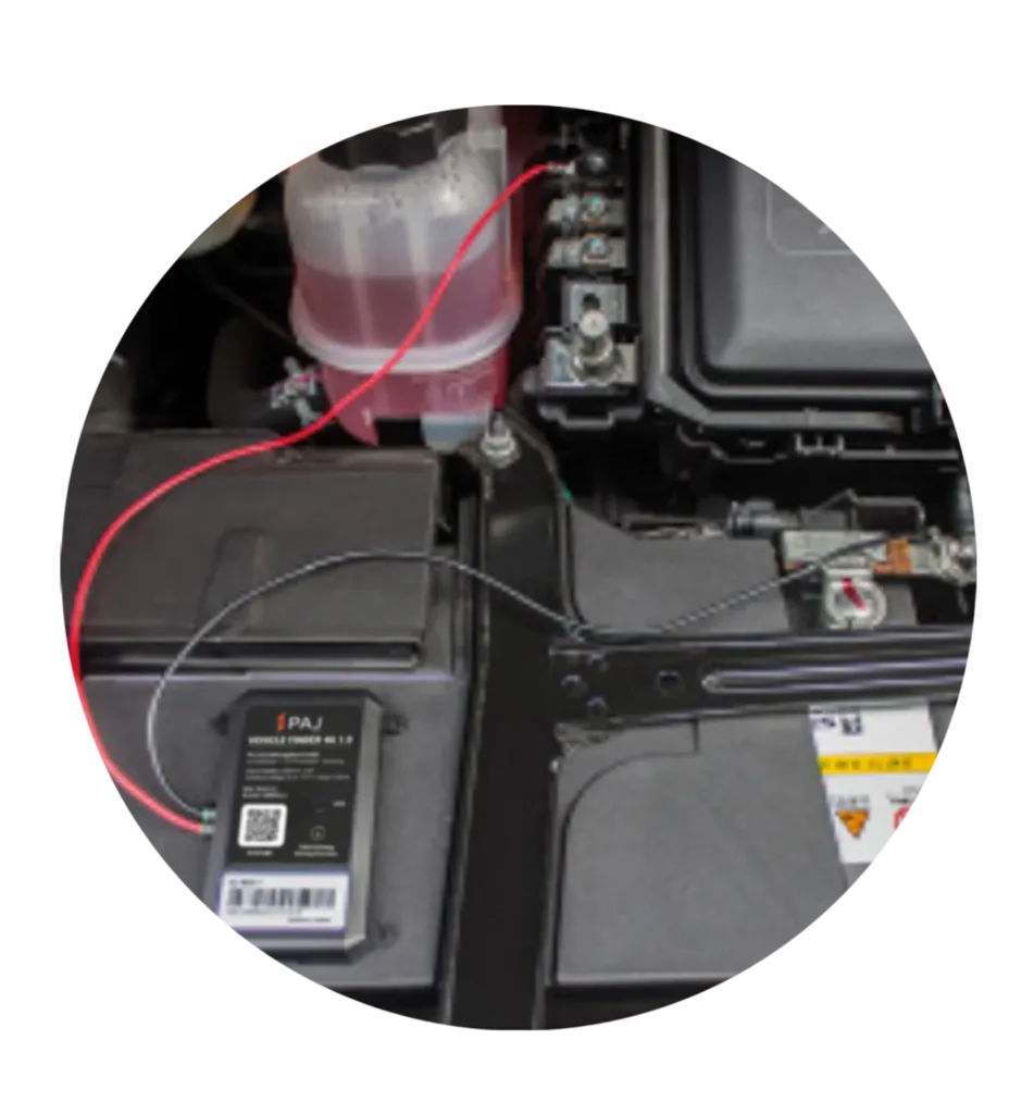 PAJ GPS tracker fitted
