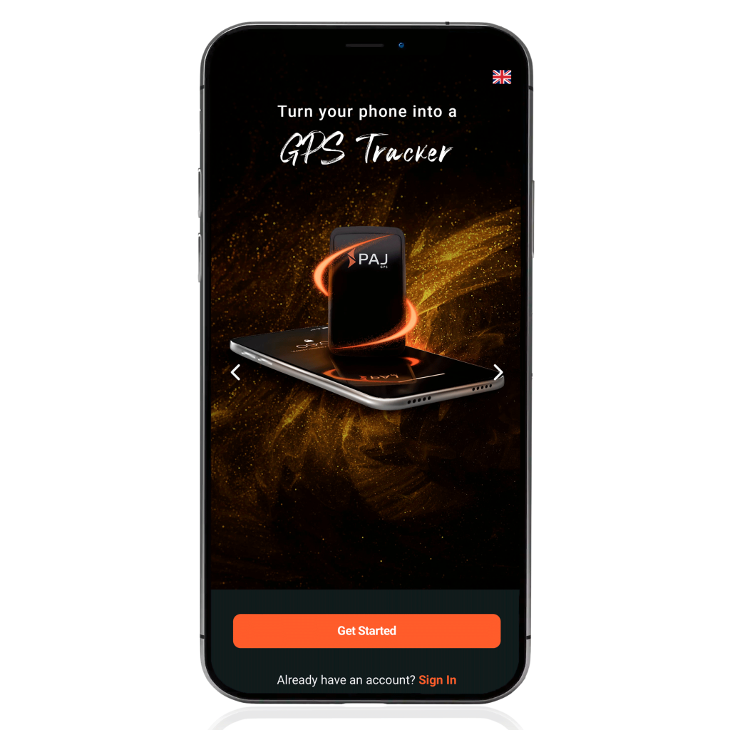 Mobile GPS Tracker - app Start