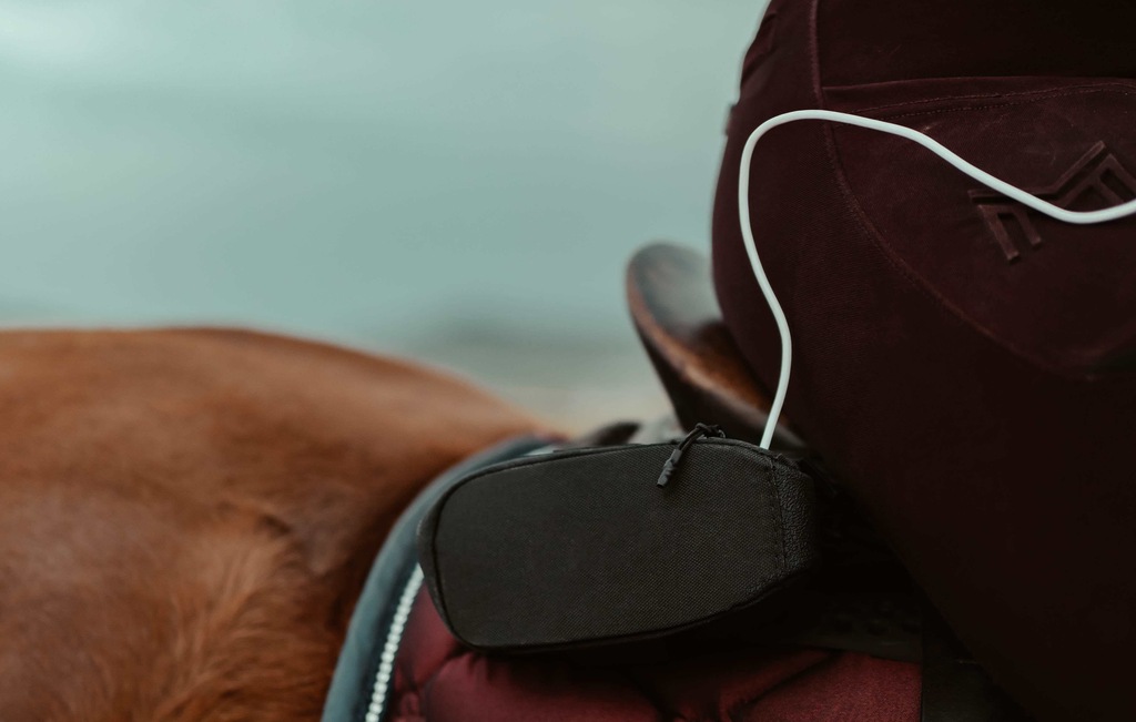 Horse saddle case for powerbank