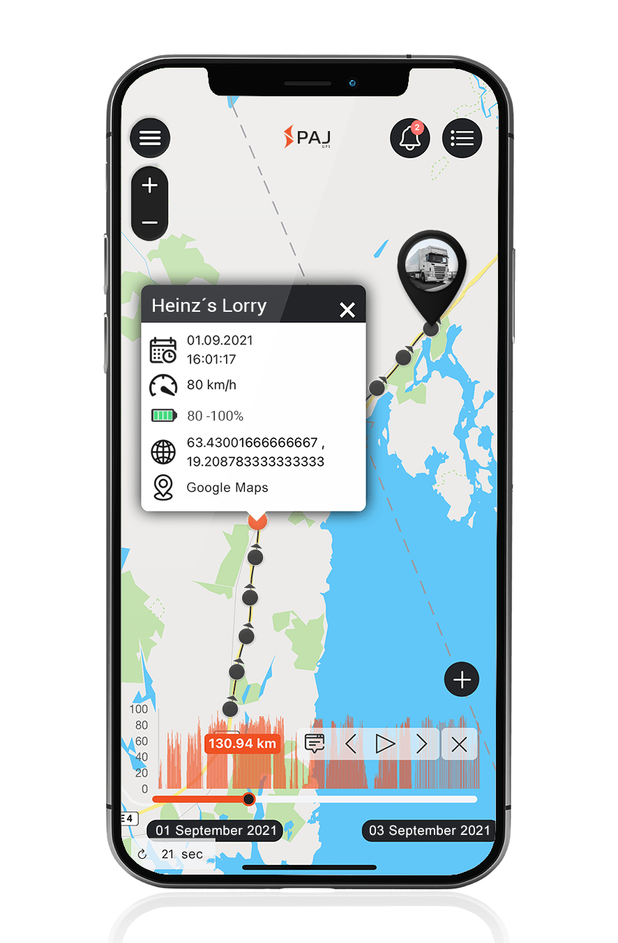 Truck Tracking Truck GPS tracker and Antitheft Alerts