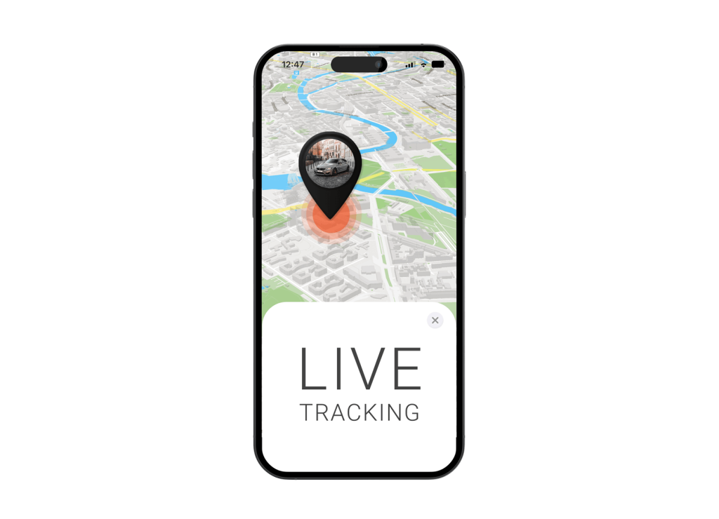 Mockup - GPS Tracker- Live-Tracking