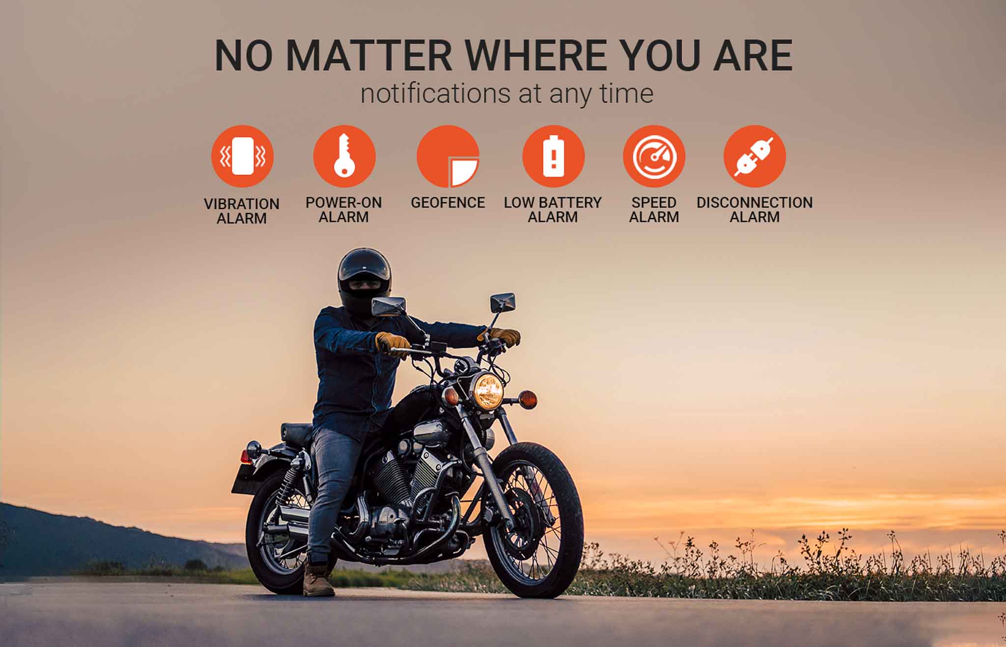 GPS Tracker for Motorcycle Antitheft protection