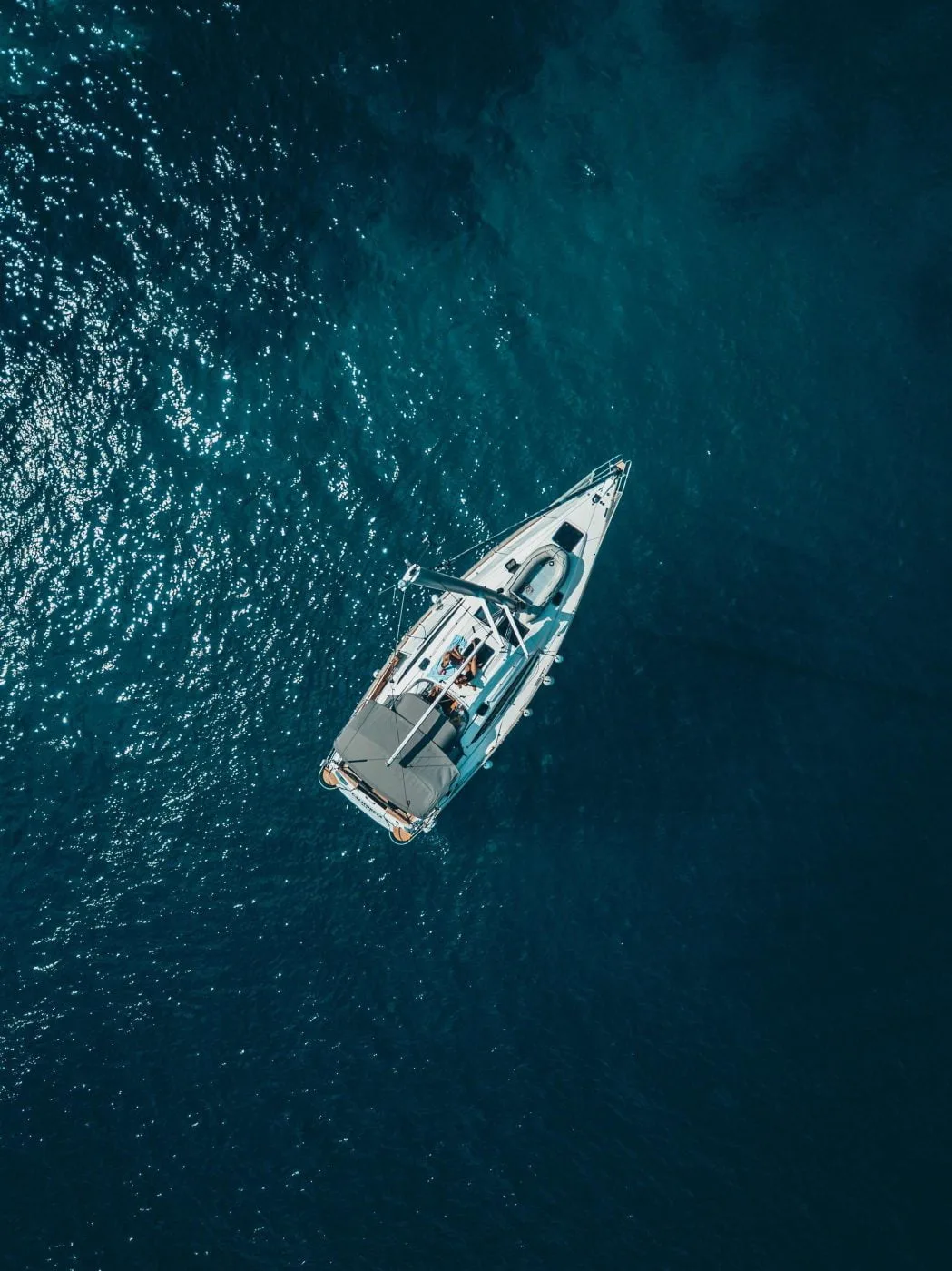 boat on sea installed with boat tracker for live location tracking