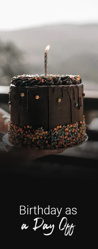 Birthday as day off