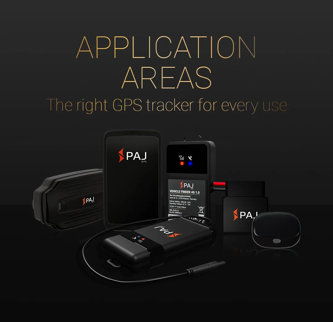 application area image with different trackers