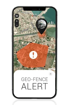 geofence alert delivery tracker
