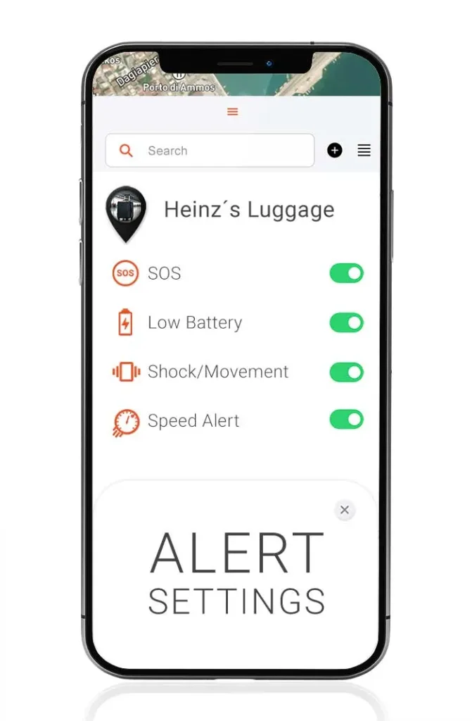 asset alert setting