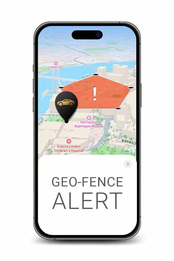 car dealer geofence alert
