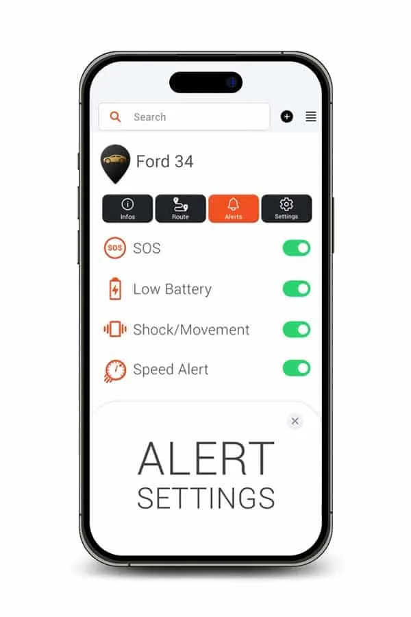 car dealer alert setting