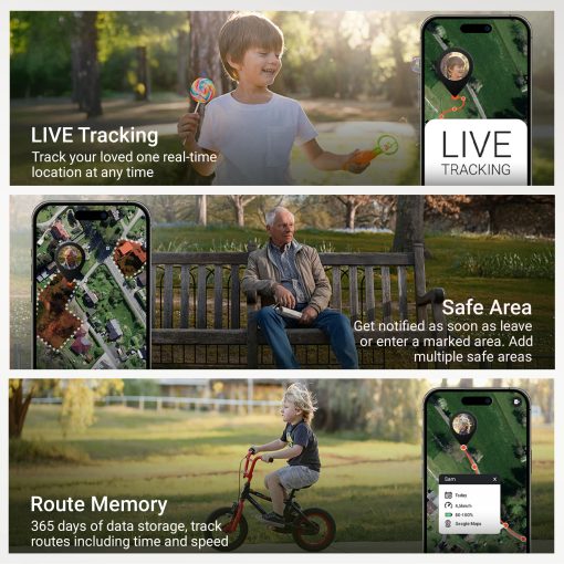 Functions EASY Finder 4G incl. voice messages PAJ GPS Tracker