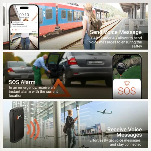 Functions ALLROUND Finder 4G incl. voice messages PAJ GPS Tracker