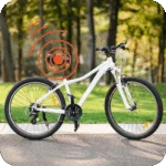 a bicycle with paj gps tracker