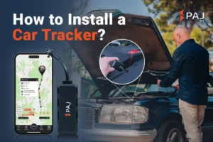 how to install a car tracker. a man installing paj-gps tracker on his car
