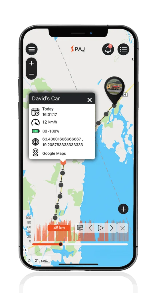 Routeinfo TOW TRACKER