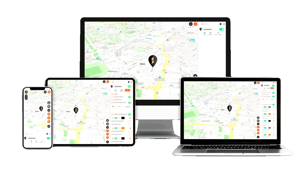 Various computer devices with Finder Portal opened