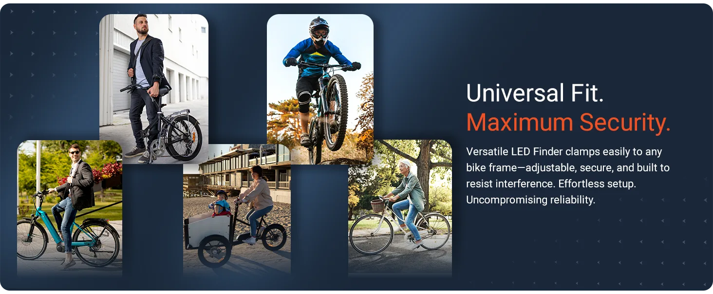 PAJ GPS Tracker: LED BICYCLE Finder 4G