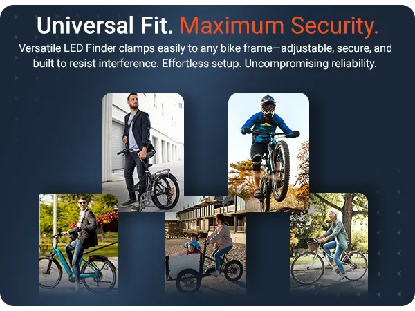 PAJ GPS Tracker: LED BICYCLE Finder 4G