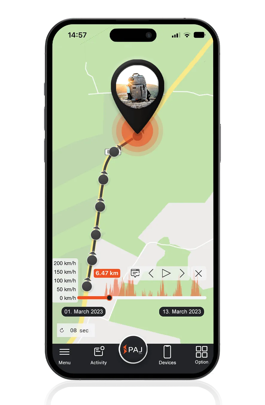 View routes with tracking