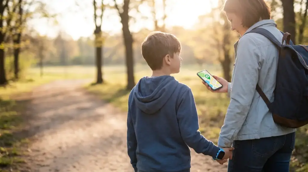 is it legal to track your child. A women track and find her son