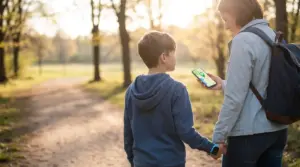 is it legal to track your child. A women track and find her son