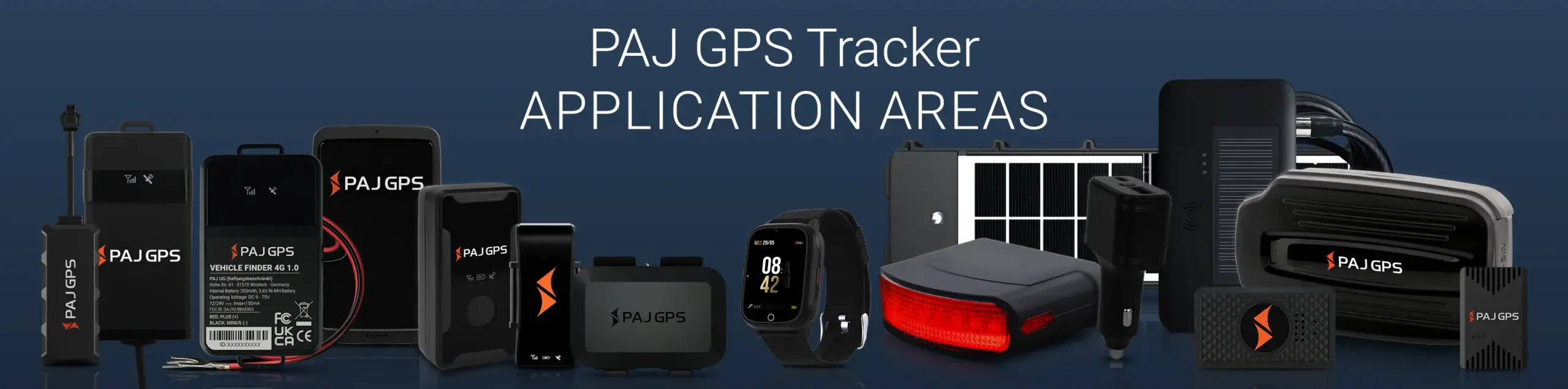 GPS Tracker Application Areas PAJ GPS